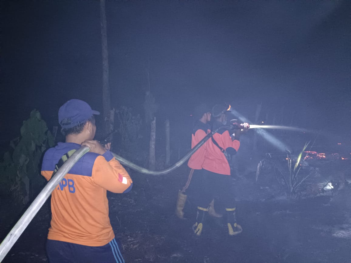 Dua Titik Api Berkobar, 13 Hektar Lahan Terbakar