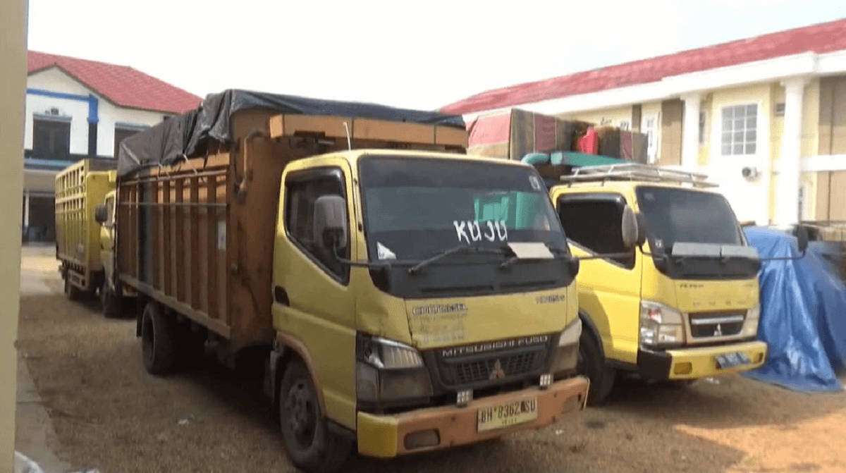 Langgar Aturan, Puluhan Truk  Batubara Diamankan Satlantas Polres Batanghari