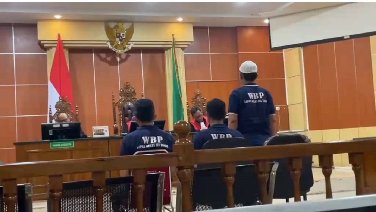 Korupsi Dana Desa Batang Merangin, Mantan Kades Divonis 2 Tahun 6 Bulan Penjara 