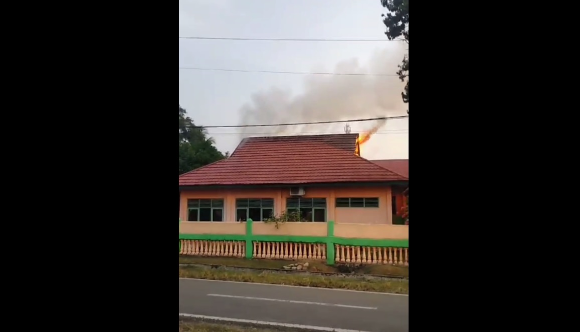 Kebakaran SDN 149 Tebo, Ruang Komputer, Gedung Kesenian dan Olahraga Terbakar