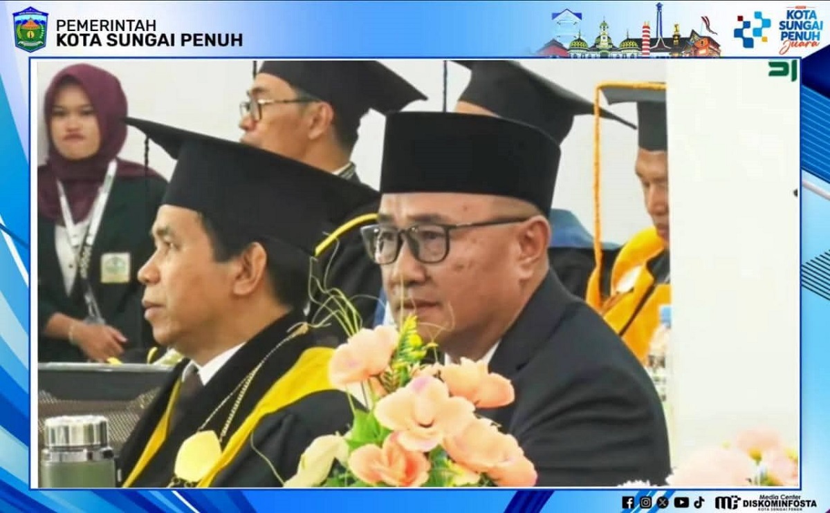 Wako Alfin Hadiri Wisuda XII IAIN Kerinci, Dorong Lulusan Siap Hadapi Tantangan Era Digital