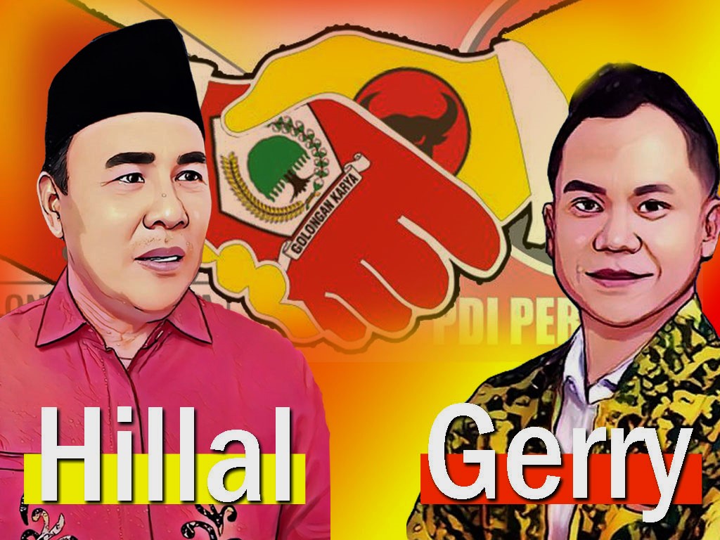 Hillal Dan Gerry Saling Beri Sinyal, Akankan PDI P Dan Golkar Mengulang Sejarah!!!