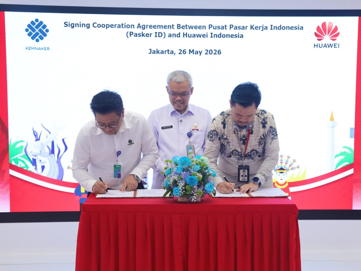 Kemnaker dan Huawei Indonesia Perkuat Kemitraan Pengembangan SDM dan Program Magang