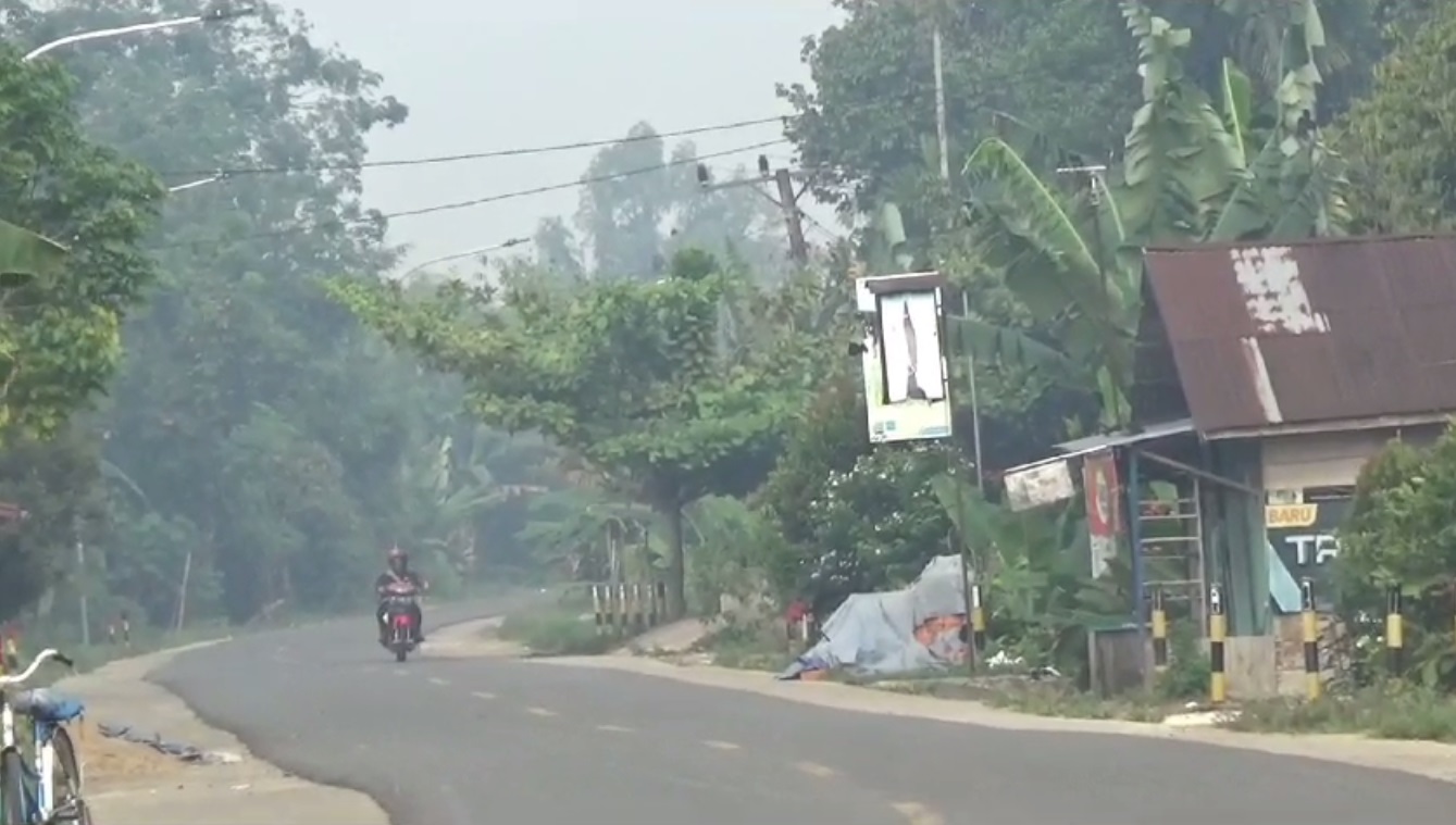 Warga Khawatir Dampak Kabut Asap Terhadap Kesehatan