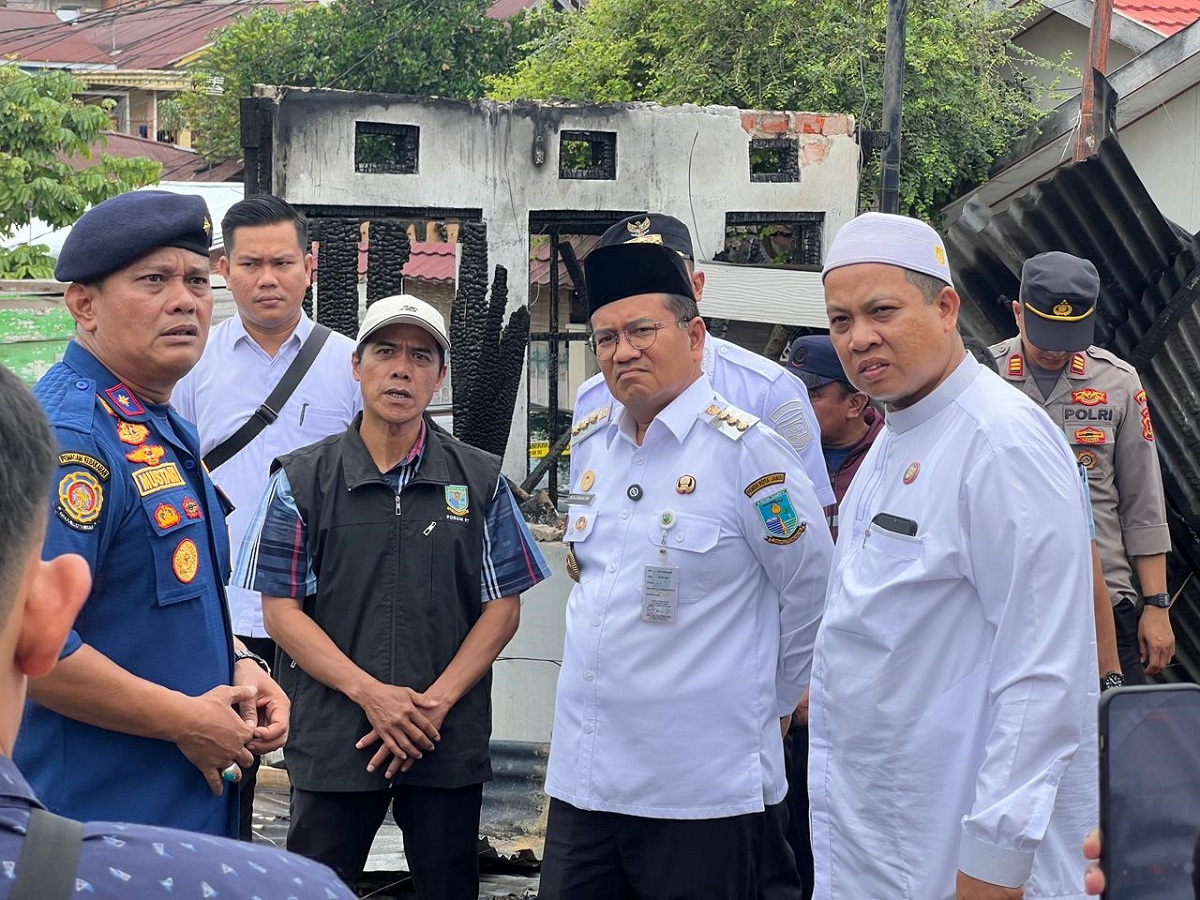 Gerak Cepat Pemkot Jambi Hadir Berikan Bantuan Tanggap Darurat Bagi Korban Kebakaran