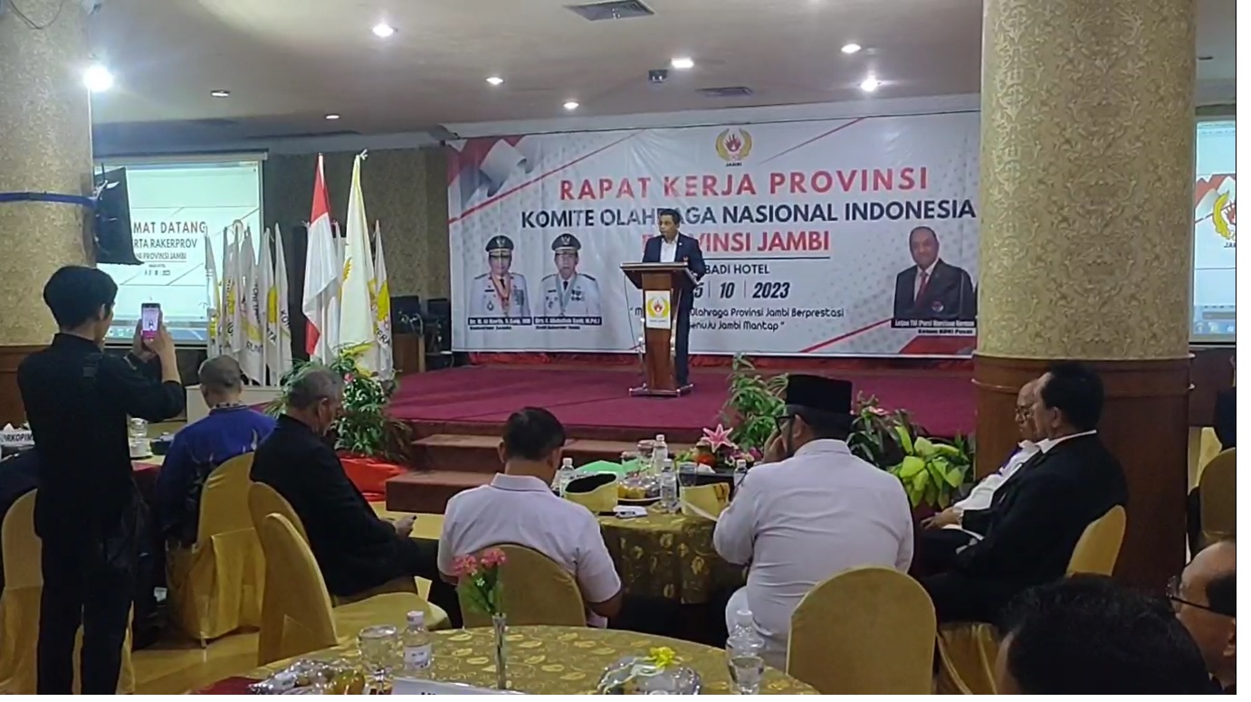 Sekda Sudirman Buka Resmi Rakerprov Koni Provinsi Jambi 2023