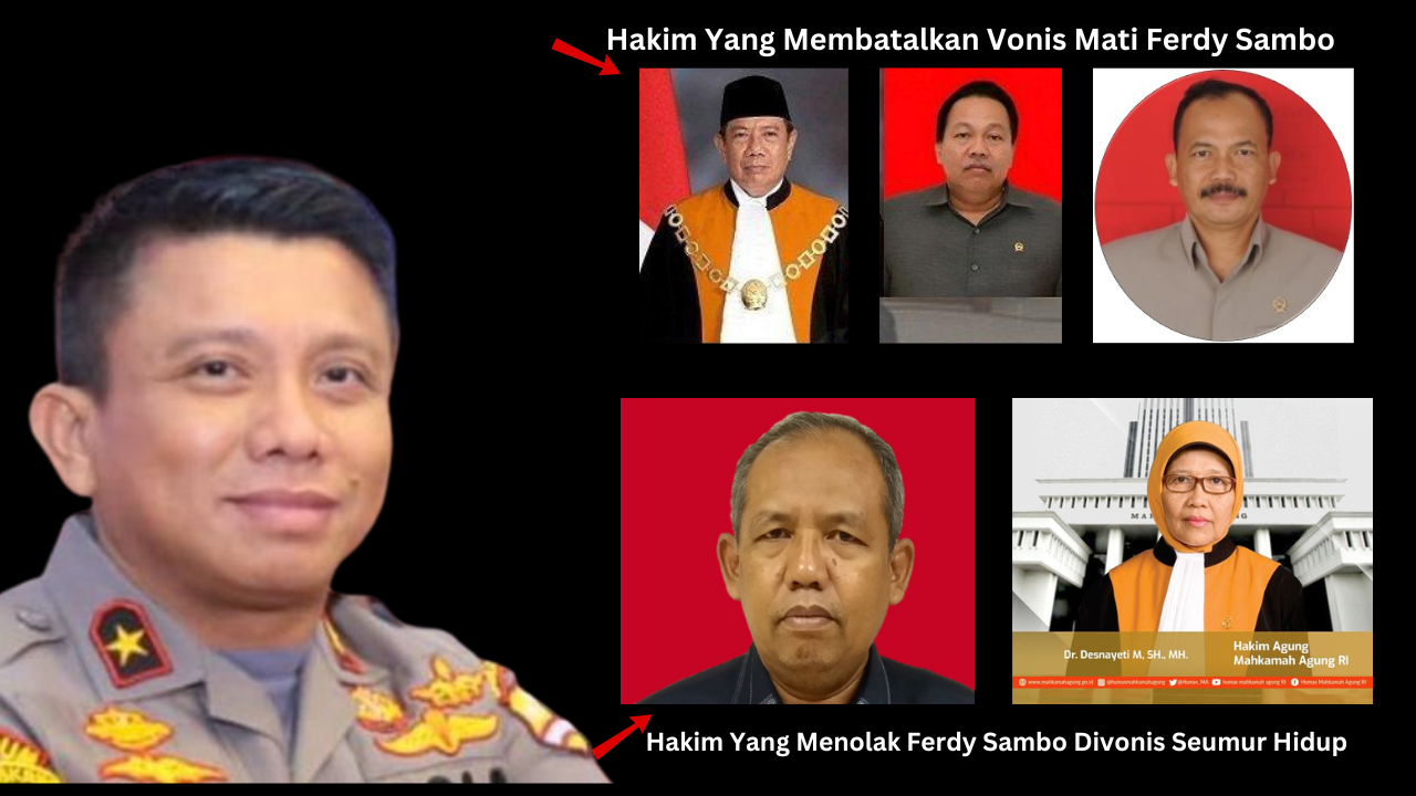 Dari 5 Hakim MA, 2 Hakim Ternyata Menolak Putusan Kasasi Ferdy Sambo, Berikut Profile Para Hakimnya !