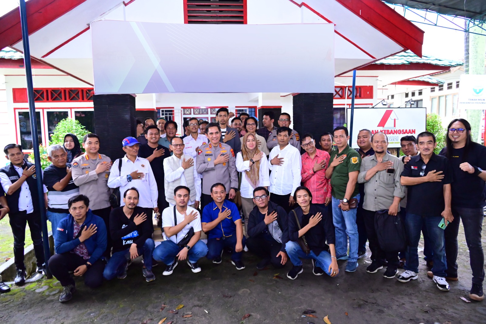 Pimpinan JambiTV Hadiri Kegiatan Silaturahmi Insan Pers dengan Kapolda Jambi