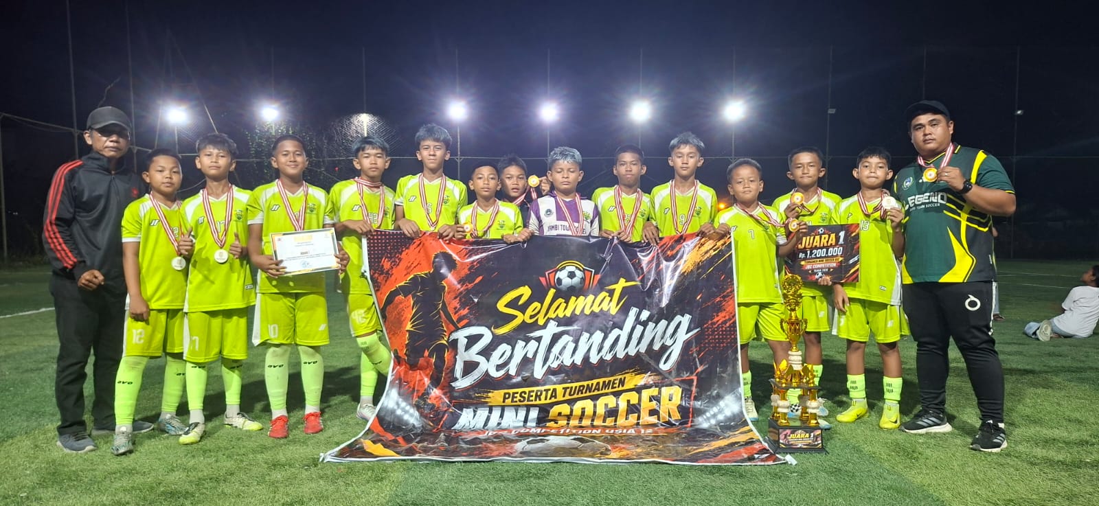 SSB JTS Kota Jambi Back to Back Juara Turnamen Mini Soccer U-12 JBC Competition 2026