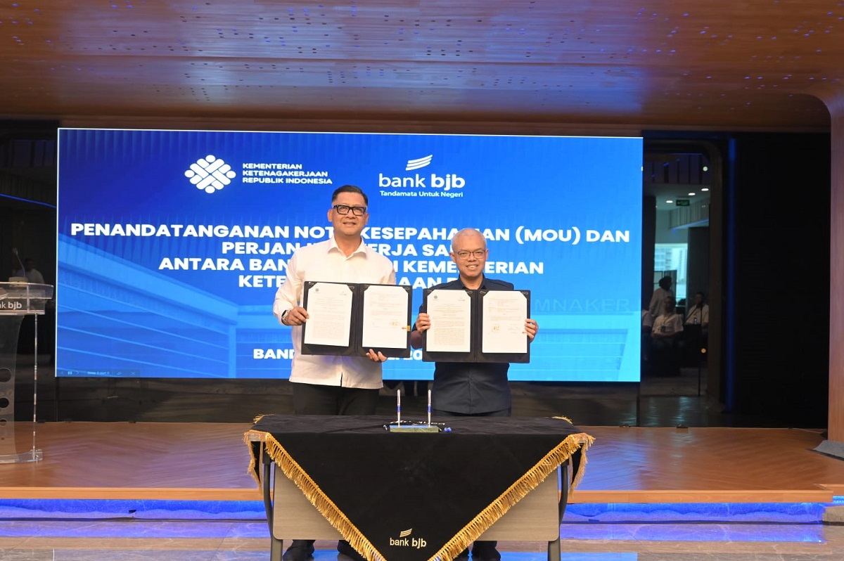 Kemnaker dan bank bjb Jalin Kerja Sama Pengembangan Kompetensi SDM dan Layanan Perbankan
