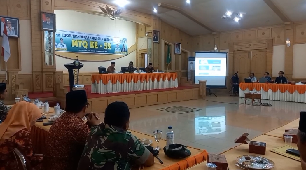 Jelang MTQ ke-52 Provinsi Jambi, Pemprov Cek Langsung Kesiapan Pemda Sarolangun 