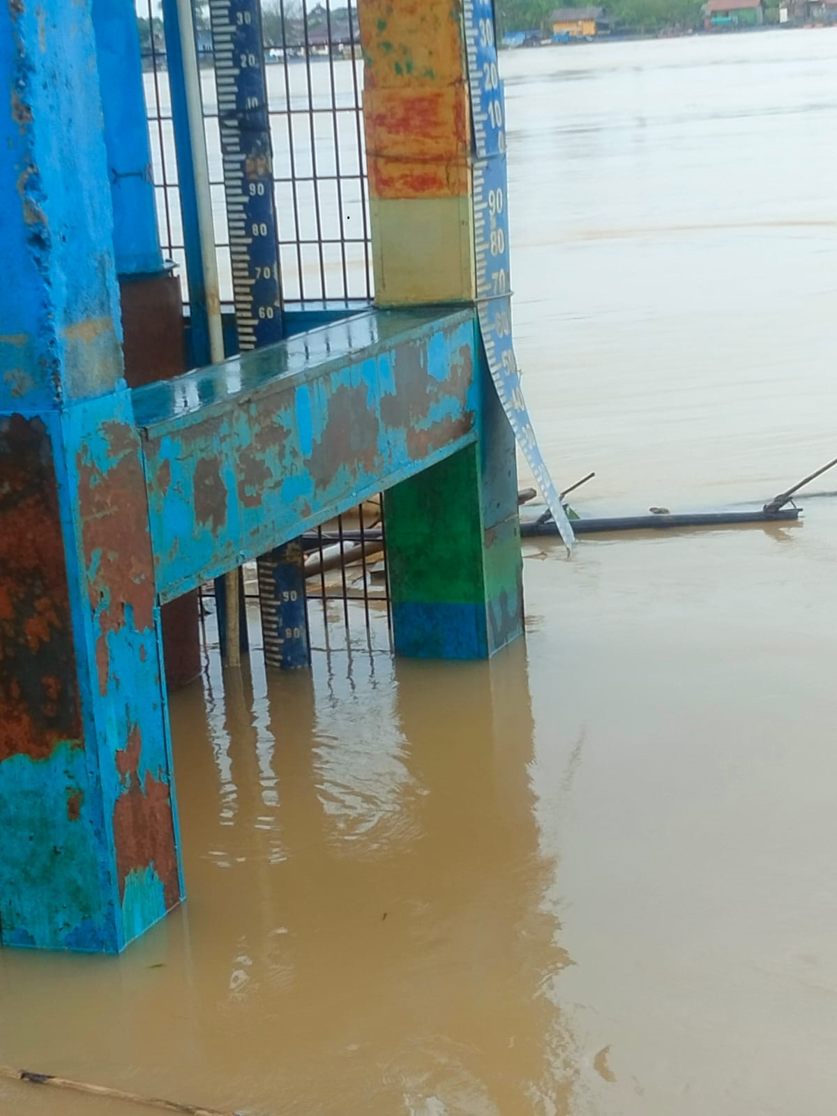 Meningkat Hingga 3 Cm Setiap Hari, Ketinggian Air Sungai Batanghari Masih Siaga 4