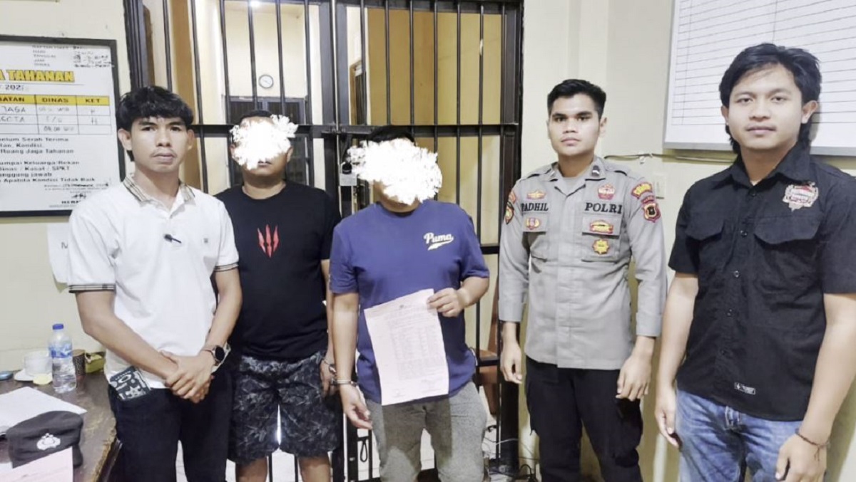 Polisi Amankan Dua Tersangka Kasus Pengeroyokan Yang Mengaku Sebagai Debt Collector 