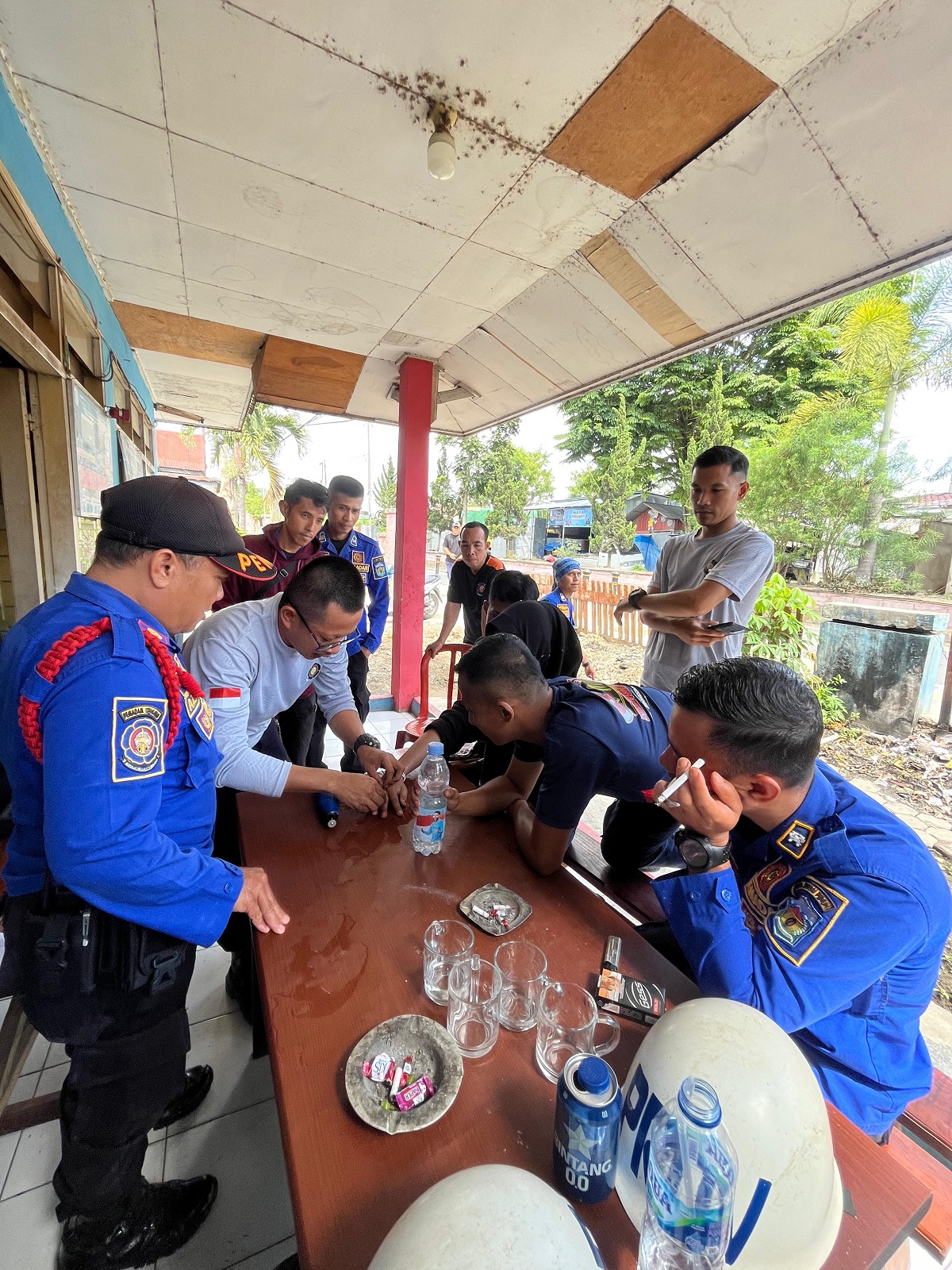 Damkar Sungai Penuh Sukses Evakuasi Pelepasan Cincin Pelajar