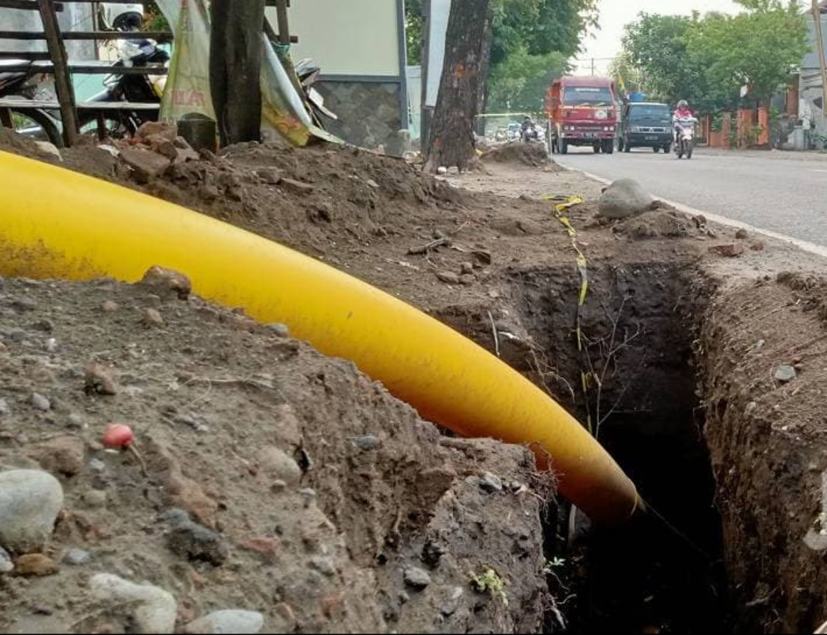 Warga Protes Keras Pekerjaan Jargas Rumah Tangga, Bekas Galian Tak ditutupi 