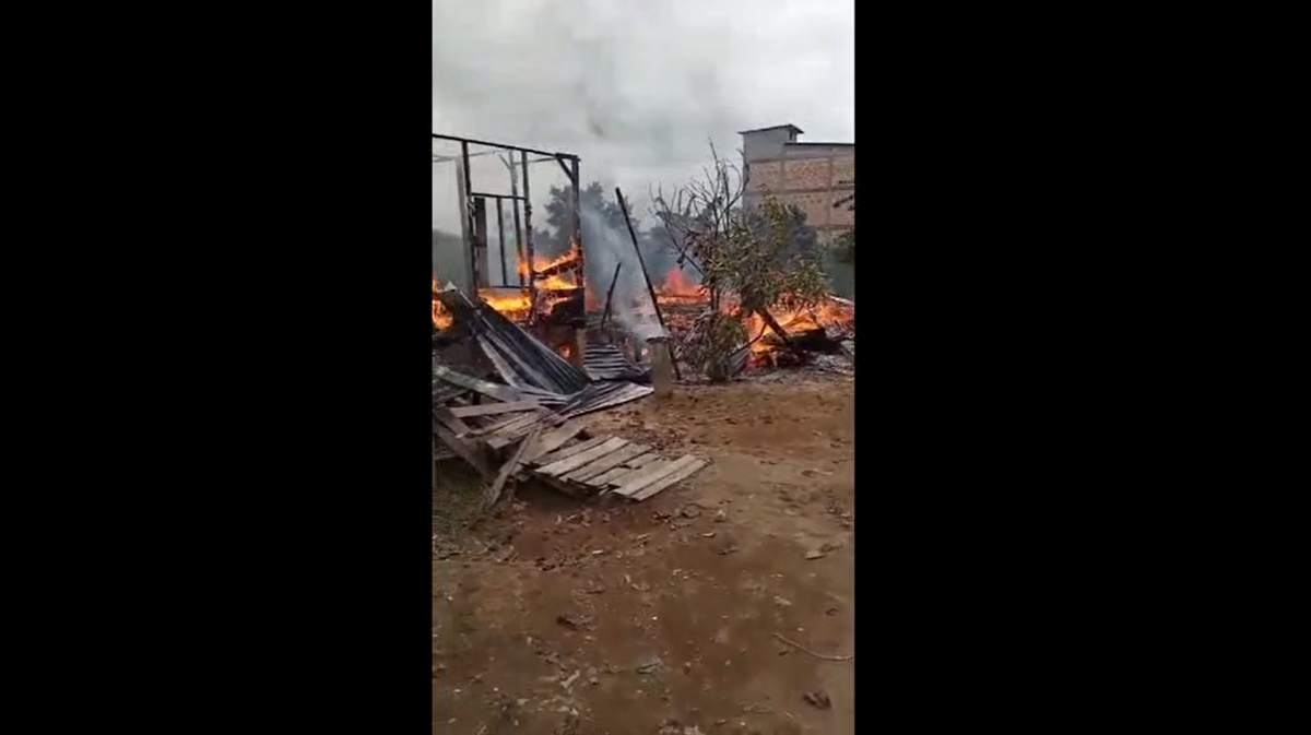 Musibah kebakaran, tiga rumah di Pematang Raman ludes terbakar