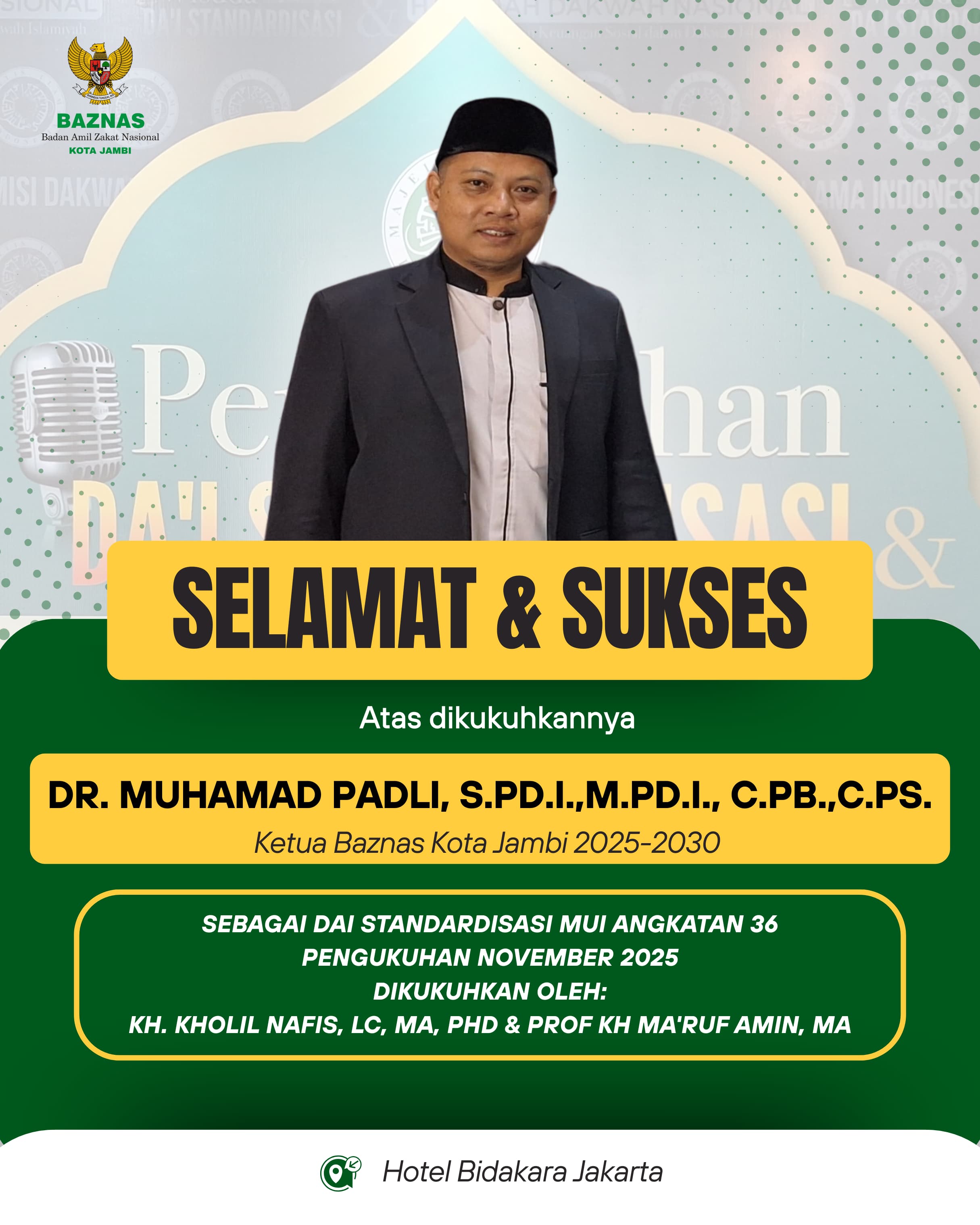 Rencana besar (Rencana Strategis/Renstra) Baznas Kota Jambi untuk periode 2025-2030