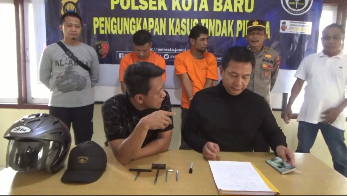  Dua Pelaku Curanmor di Kota Jambi Berhasil Ditangkap Polisi