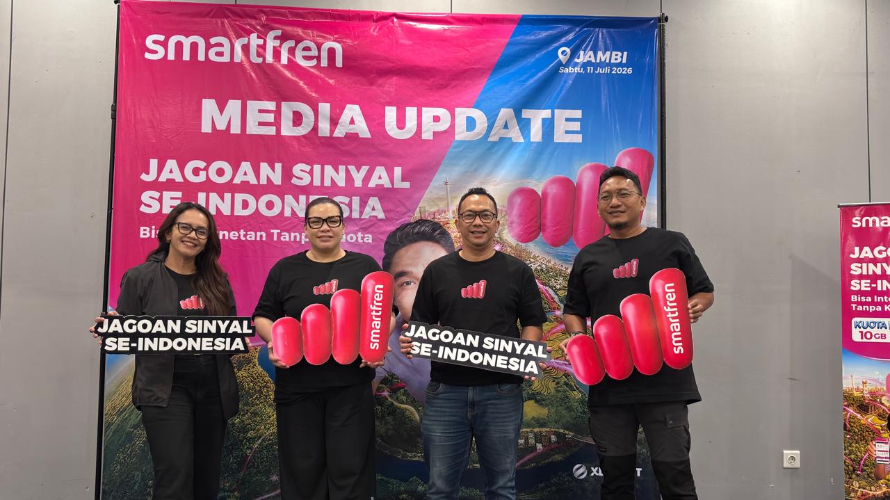 Smartfren Perluas Jangkauan di Jambi, Siapkan Era 5G dan Tambahan Ribuan BTS