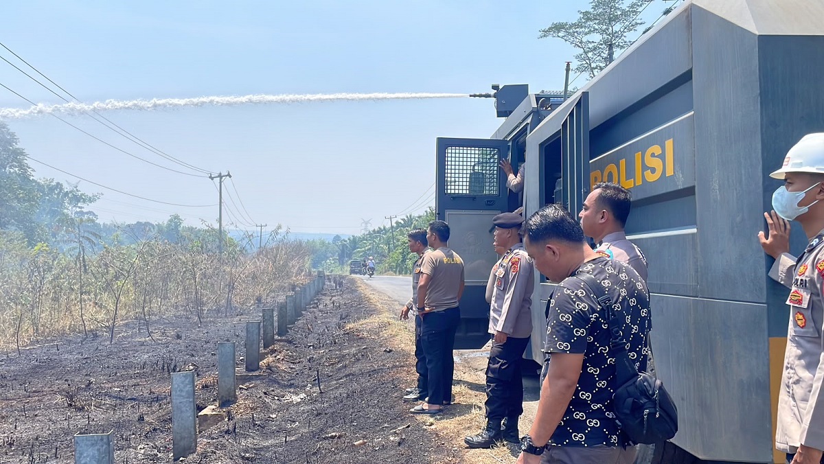 Hotspot Terdeteksi di Senamat Bungo, Polisi Temukan Lahan Terbakar