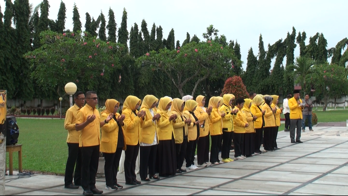 DPD Golkar Provinsi Jambi Gelar Upacara Ziarah dan Kegiatan Sosial