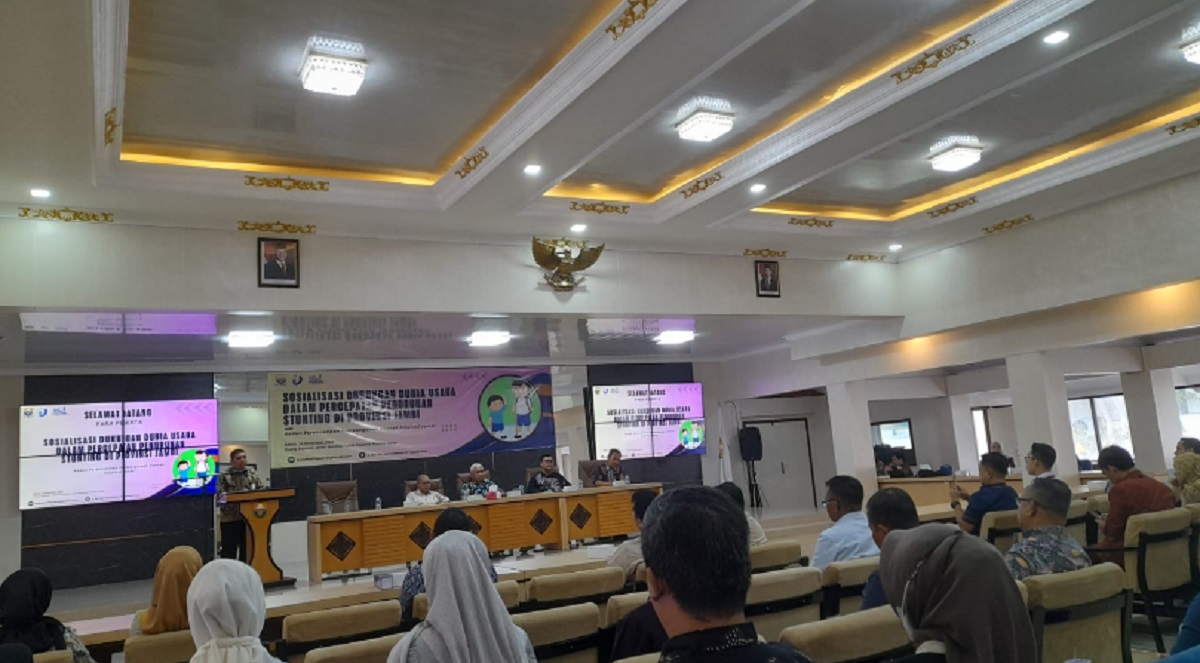 BAPPEDA Provinsi Jambi Gelar Sosialisasi Dukungan Dunia Usaha Dalam Percepatan Penurunan Stunting