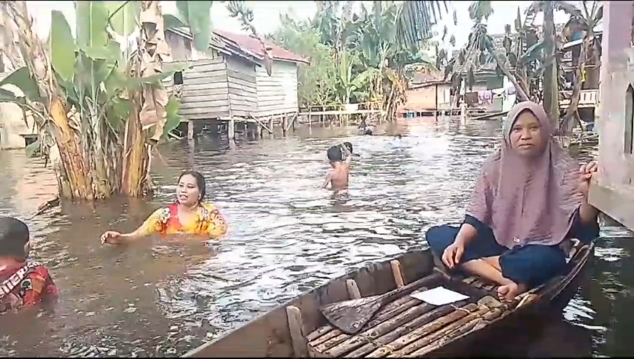 39 Desa Sudah Terendam Banjir di Muaro Jambi, 1.920 KK Korban Banjir Menunggu Bantuan