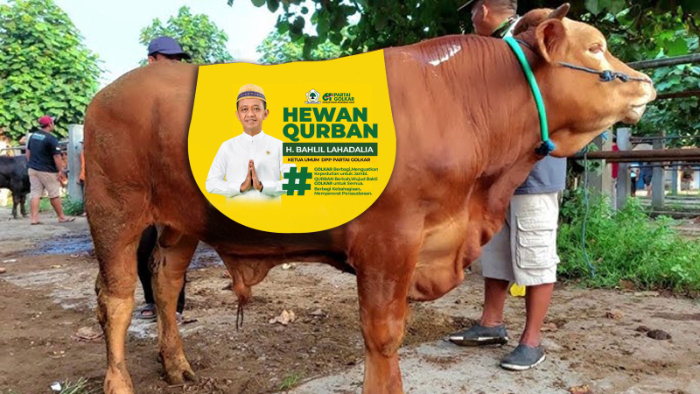 Ribuan Warga Menanti Berkah Idul Adha dari Partai Golkar