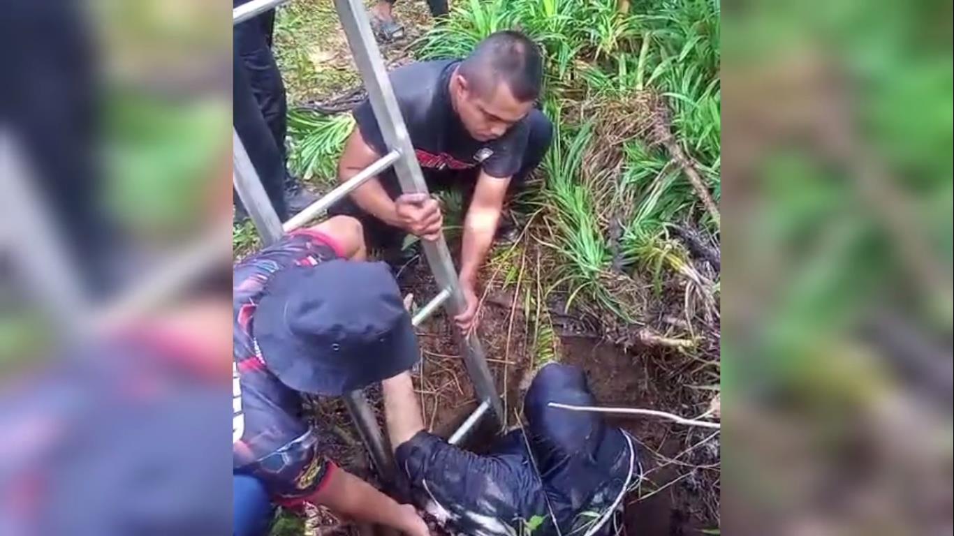 IRT Di Bajubang Terperosok ke Sumur Sedalam 4 Meter