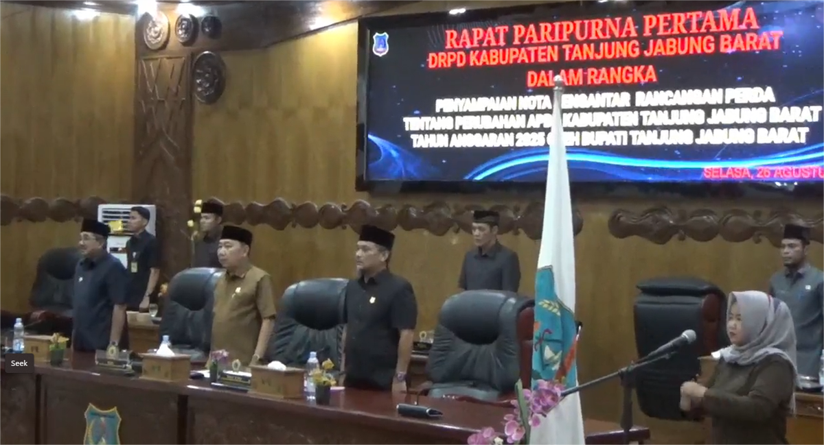 Pengesahan Perubahan APBD Tanjab Barat Ditargetkan Rampung 29 Agustus