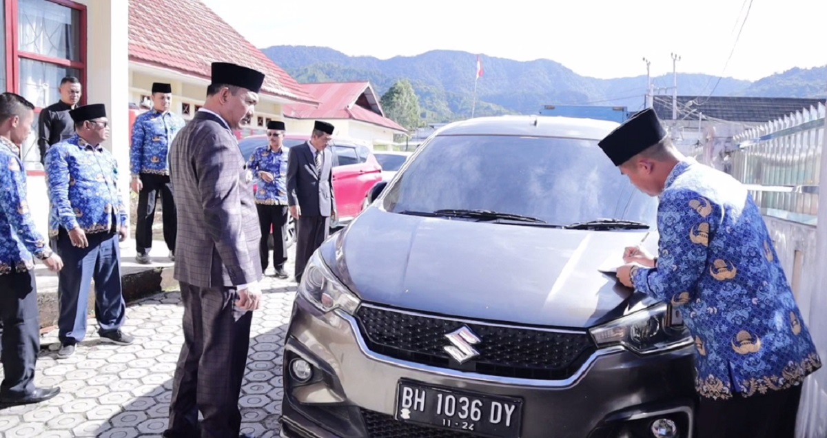 Pemkab Kerinci Tertibkan Belasan Mobil Dinas Nakal, Tindak Tegas Pelanggaran!