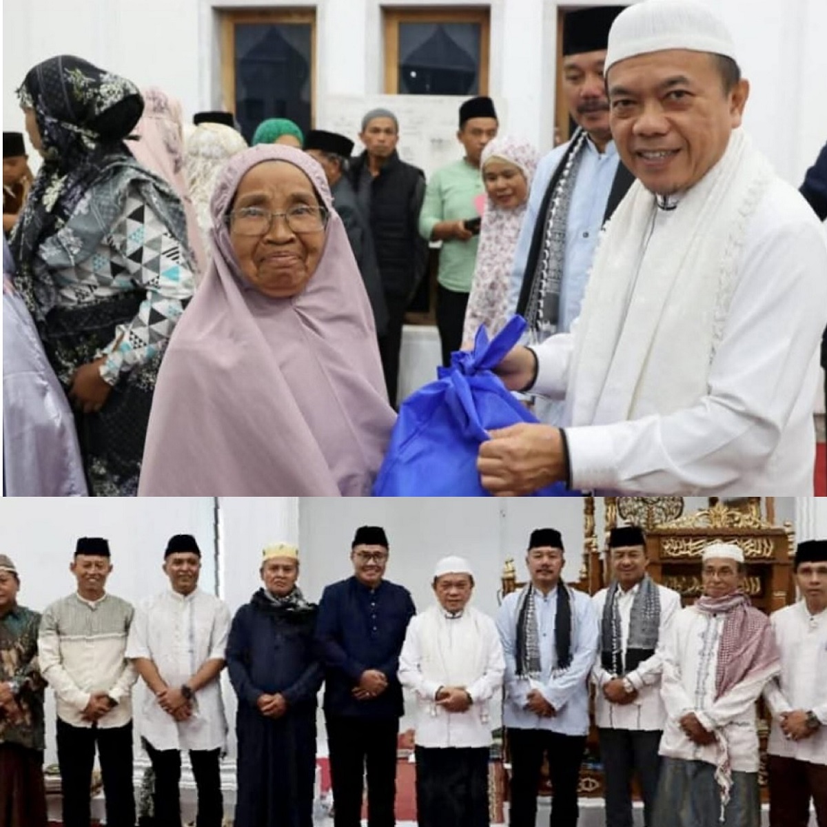 Gubernur Al Haris dan Bupati Monadi Serahkan Bantuan untuk Warga di Safari Ramadan Desa Lempur