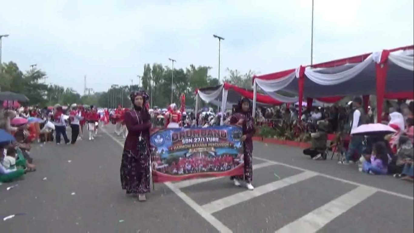 Semarak HUT ke-81 RI, Gerak Jalan dan Karnaval Budaya Meriahkan Hari Kemerdekaan di Batang Hari