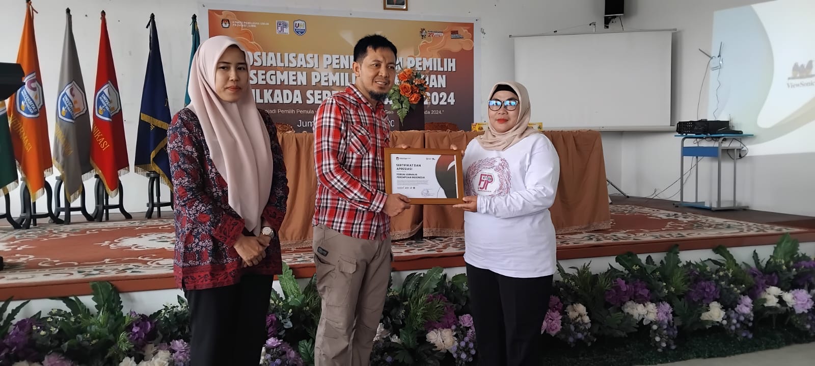 Forum Jurnalis Perempuan Bersama KPU Jambi Gelar Sosialisasi Pemilih Perempuan Pilkada 2024