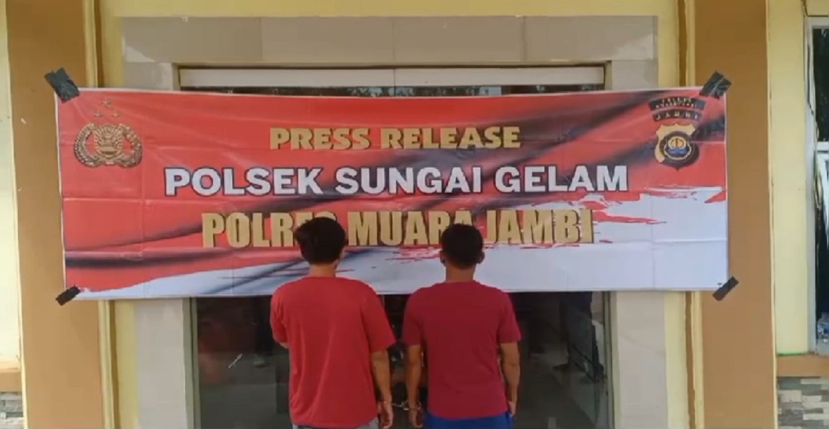 Resahkan Warga! Dua Pencuri TBS di Sungai Gelam Diringkus Polisi