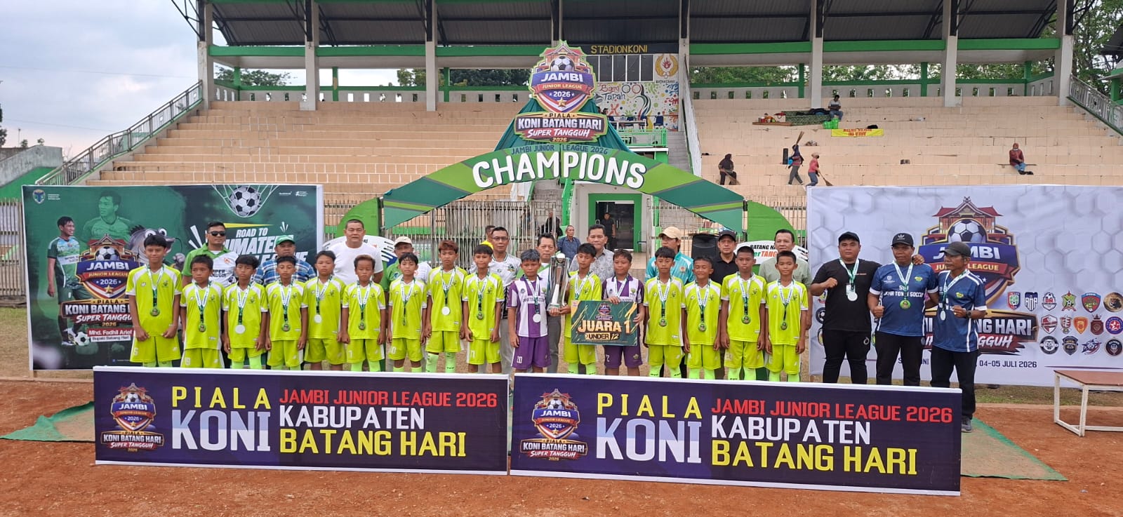 SSB JTS Kota Jambi Back to Back Juara Jambi Junior League Piala KONI Batang Hari 2026