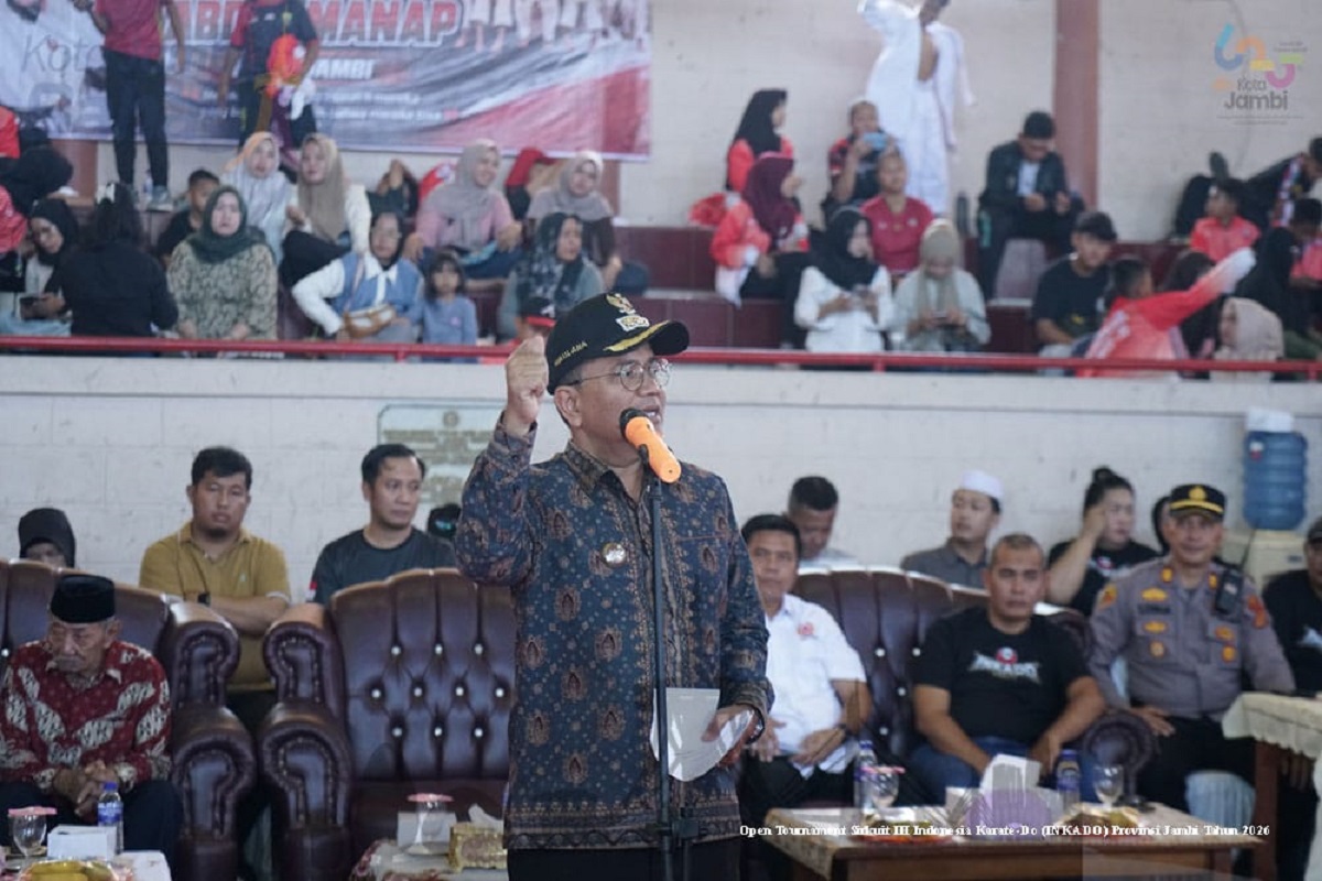 Walikota Maulana Buka Open Tournament Sirkuit III INKADO Provinsi Jambi