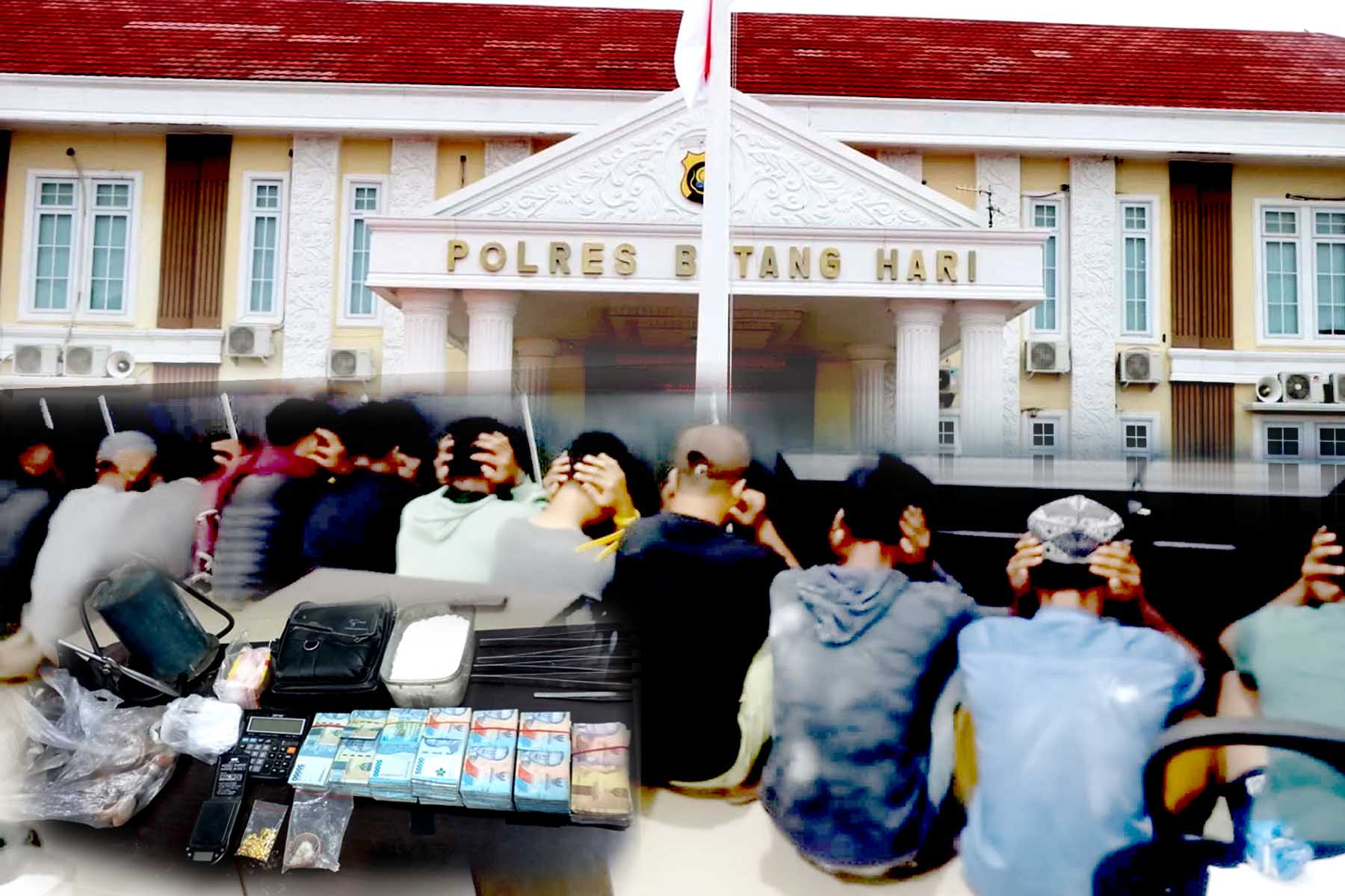 Bongkar Praktik PETI di Mersam, Polres Batang Hari Sita 166 Gram Emas