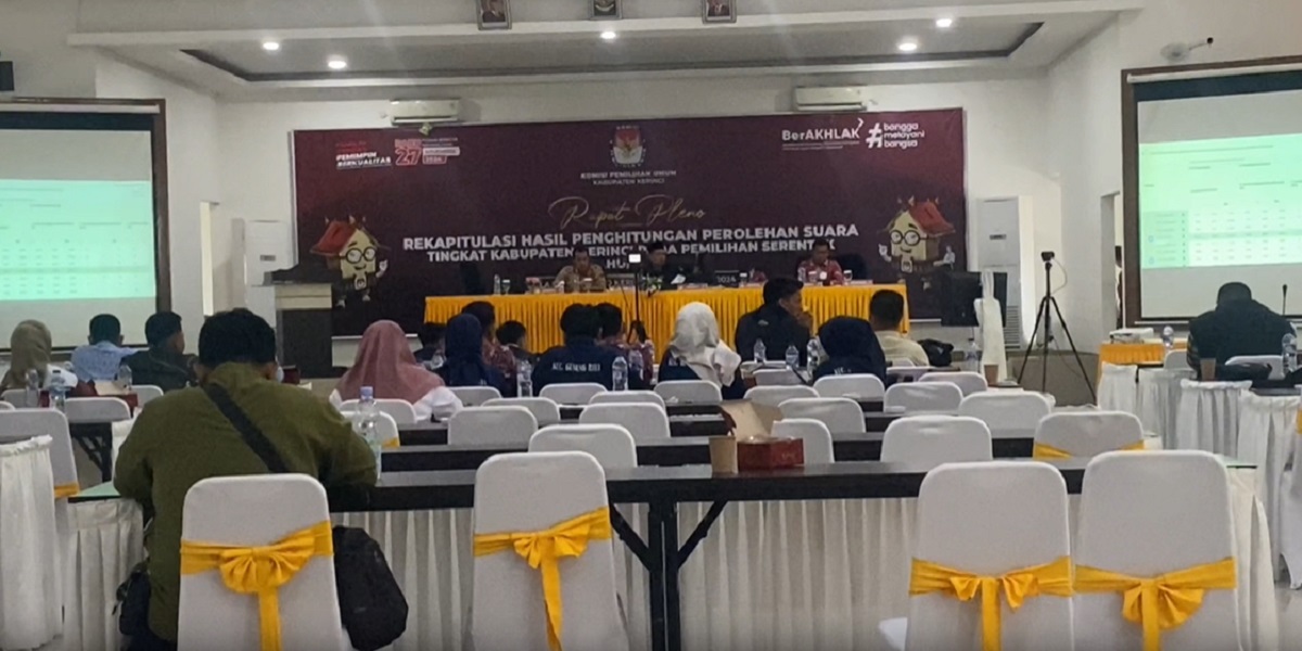 Rapat Pleno KPU Kerinci, Monadi-Murison dan Al Haris-Sani Raih Suara Terbanyak