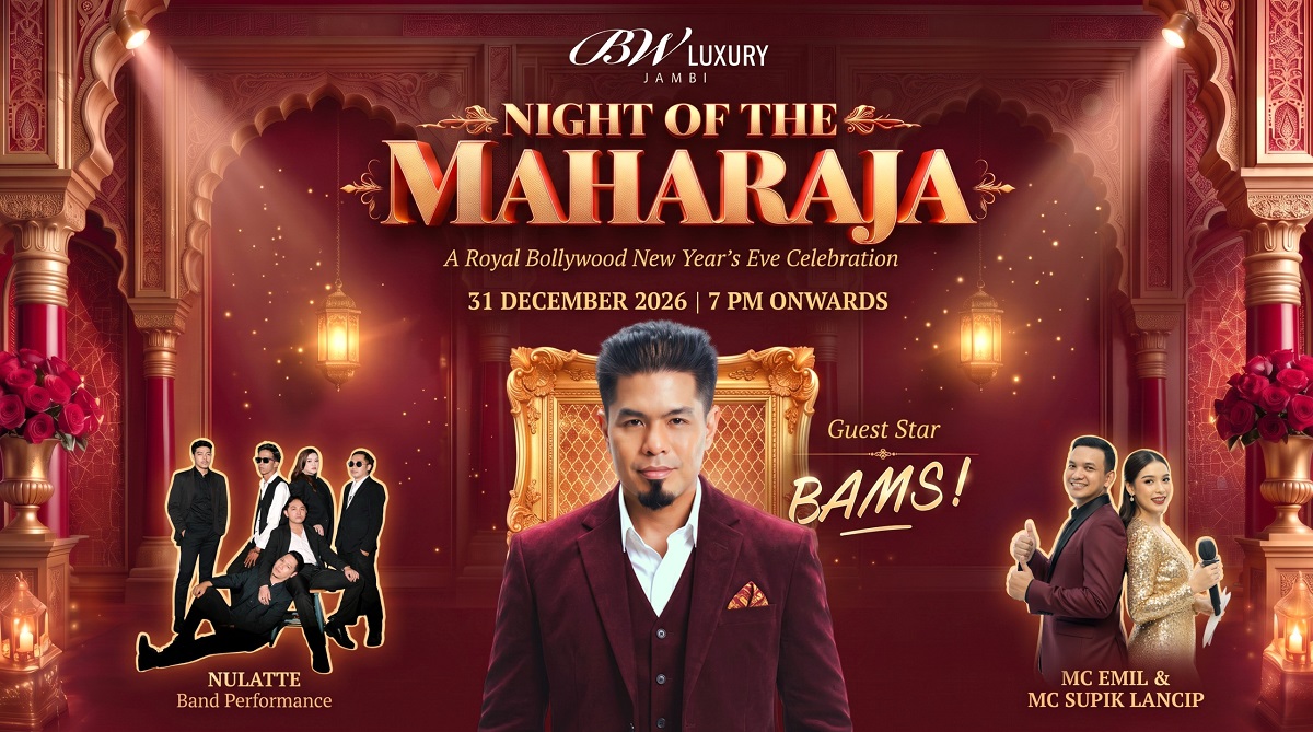 BW Luxury Jambi Hadirkan Perayaan Tahun Baru Bertema Bollywood, BAMS Jadi Bintang Tamu