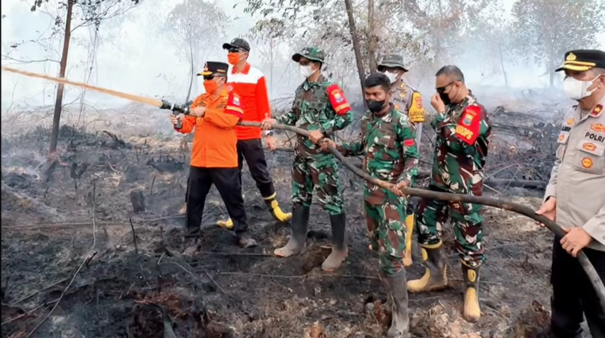 HLG Londerang Terbakar Lagi, Al Haris dan Danrem Turun Tangan