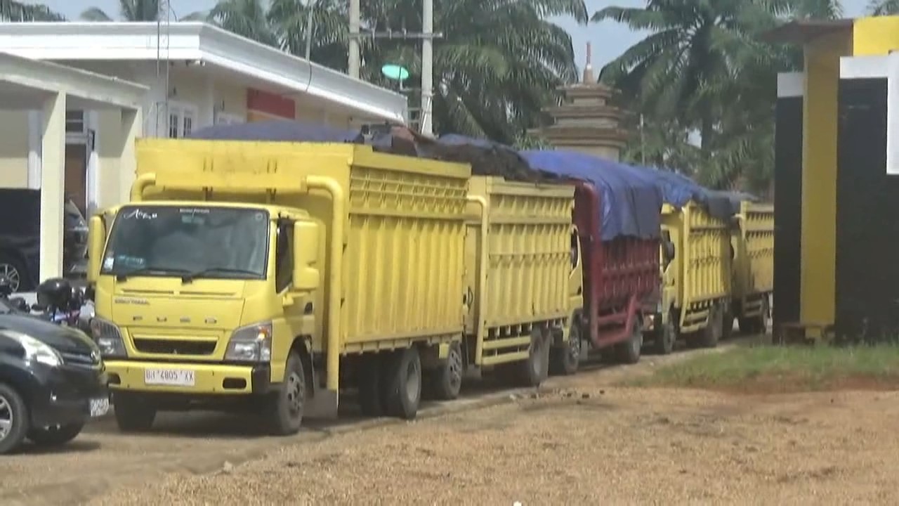 Pemerintah Masih Tutup Angkutan Batu Bara Jalur Darat, 5 Unit Truk Batu Bara Tetap Saja Nekat Melanggar