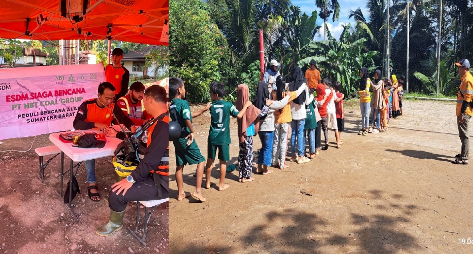 PT SAS dan Group Kirim Bantuan Logistik, Obat Hingga Tim Trauma Healing untuk Anak-anak di Sumbar