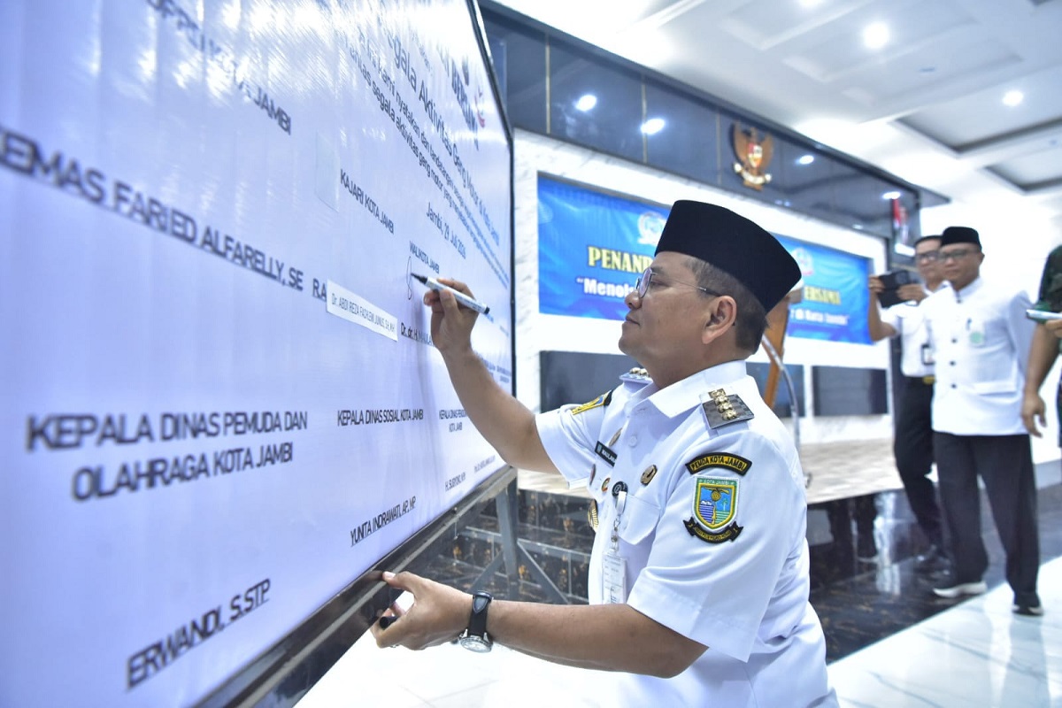 Tekan Geng Motor dan Kriminalitas Remaja, Pemkot dan Polresta Jambi Sepakati Komitmen Bersama
