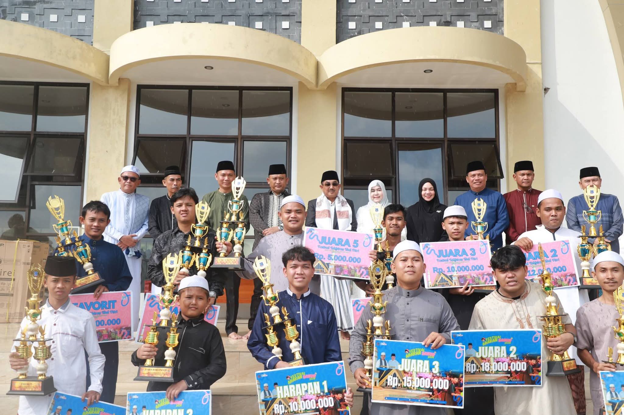 Bupati dan Wakil Bupati Tanjab Barat Laksanakan Salat Idulfitri 1447 H di Masjid Syekh Usman