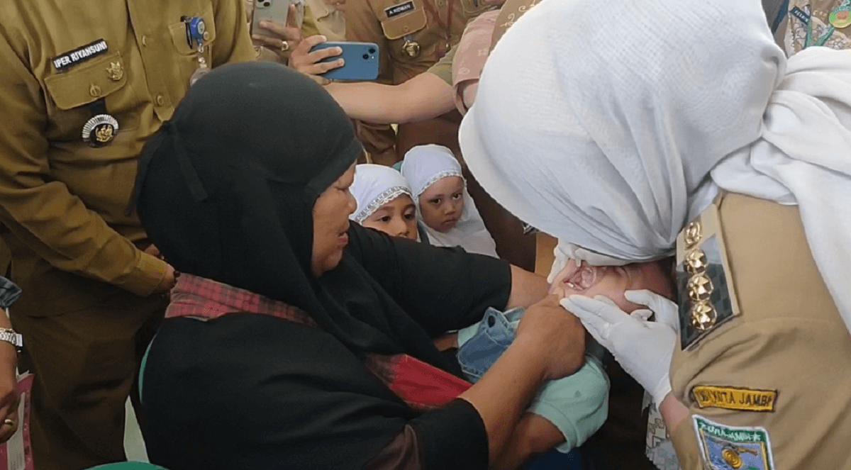 Vaksinasi Polio Dimulai, 80.297 Anak di Kota Jambi Akan Divaksinasi