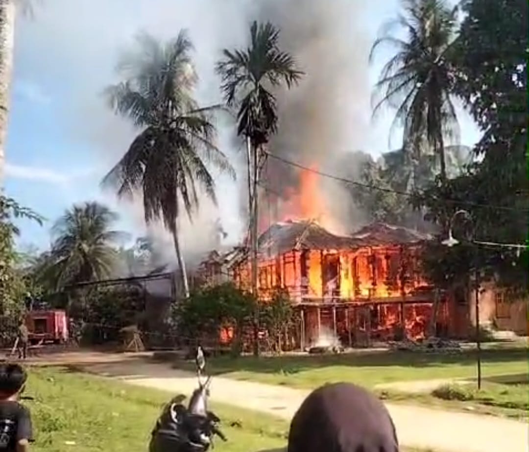 Tiga Rumah Warga Di Sarolangun  Terbakar , 2 Di Antaranya  Ludes Di Lalap Api 