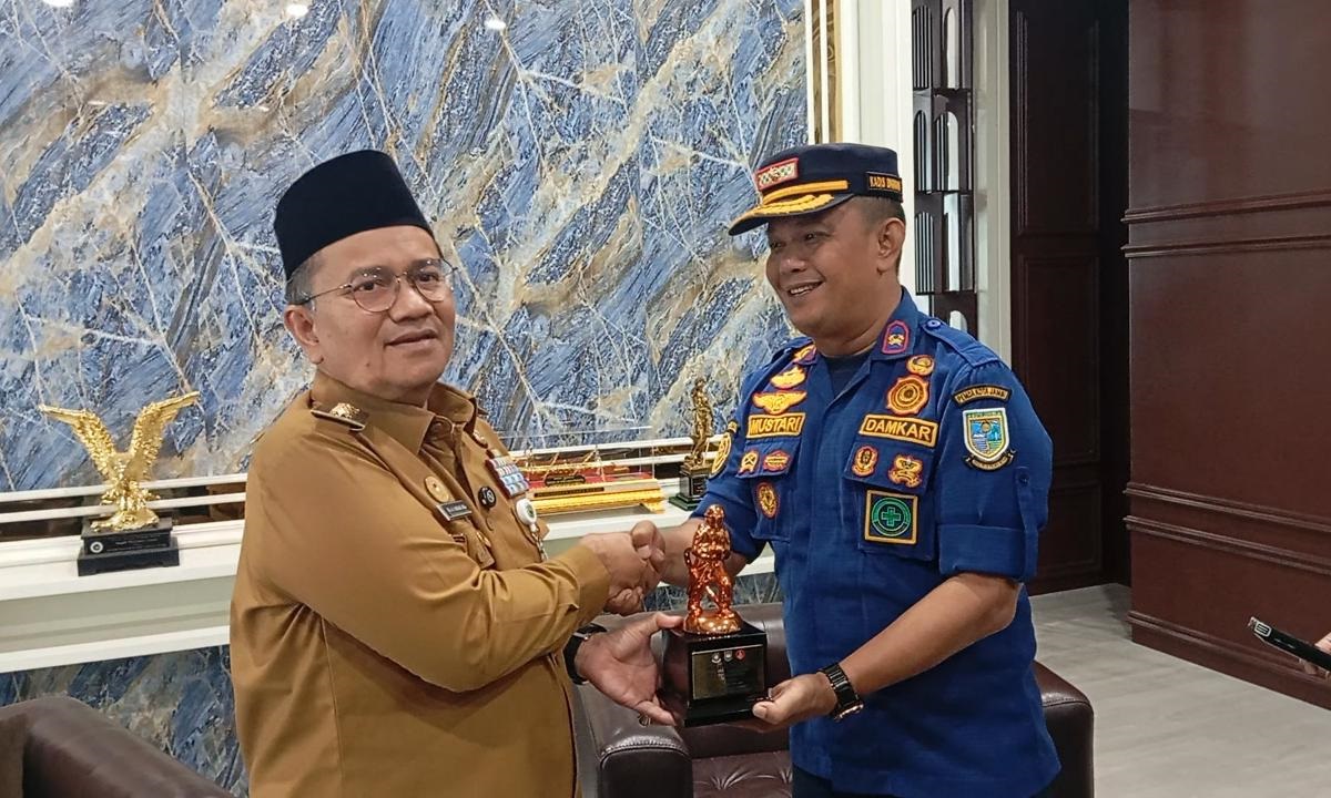 Wali Kota Maulana Apresiasi Damkar Kota Jambi Juara Tingkat National Firefighter Skill Competition