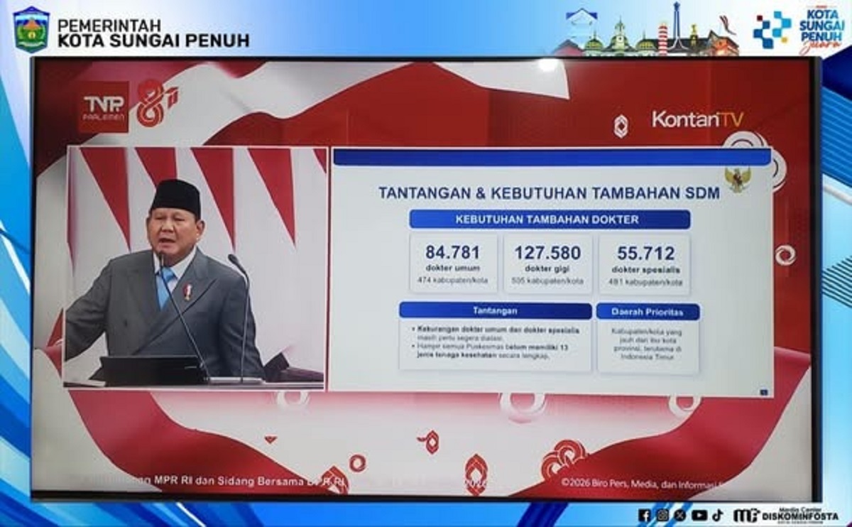 Wawako Azhar Hadiri Paripurna Pidato Ketua DPR dan Presiden