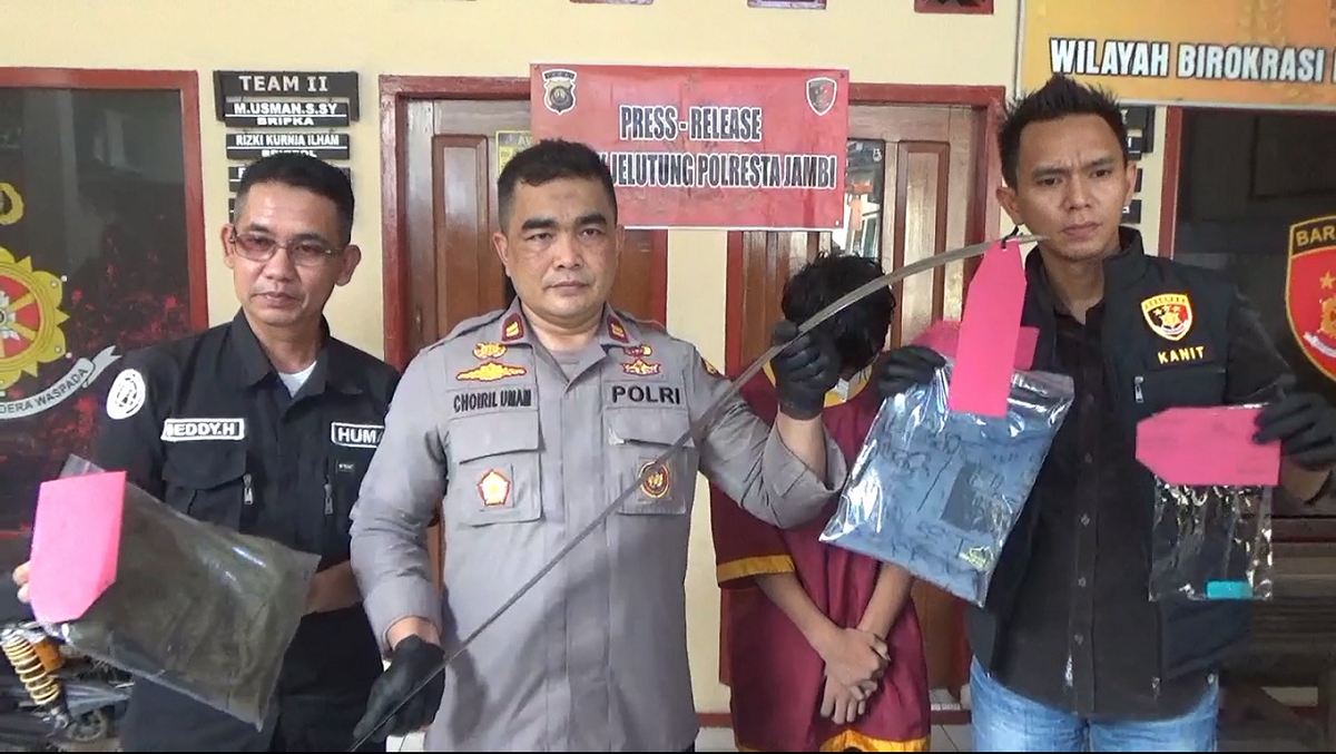  Polisi Amankan Pelaku Pembacokan dalam Konflik Geng Motor